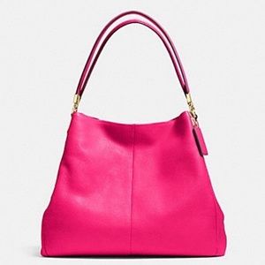 Coach Phoebe Purse Hot Pink Ruby